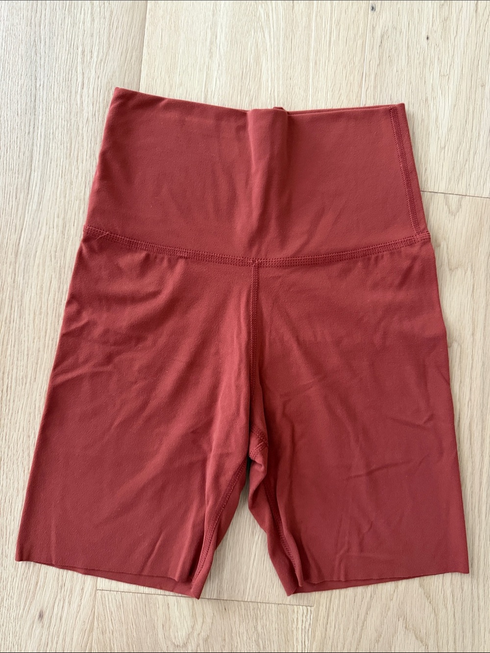 Nike High-Waist Rust Bike Shorts - Women's Activewear
